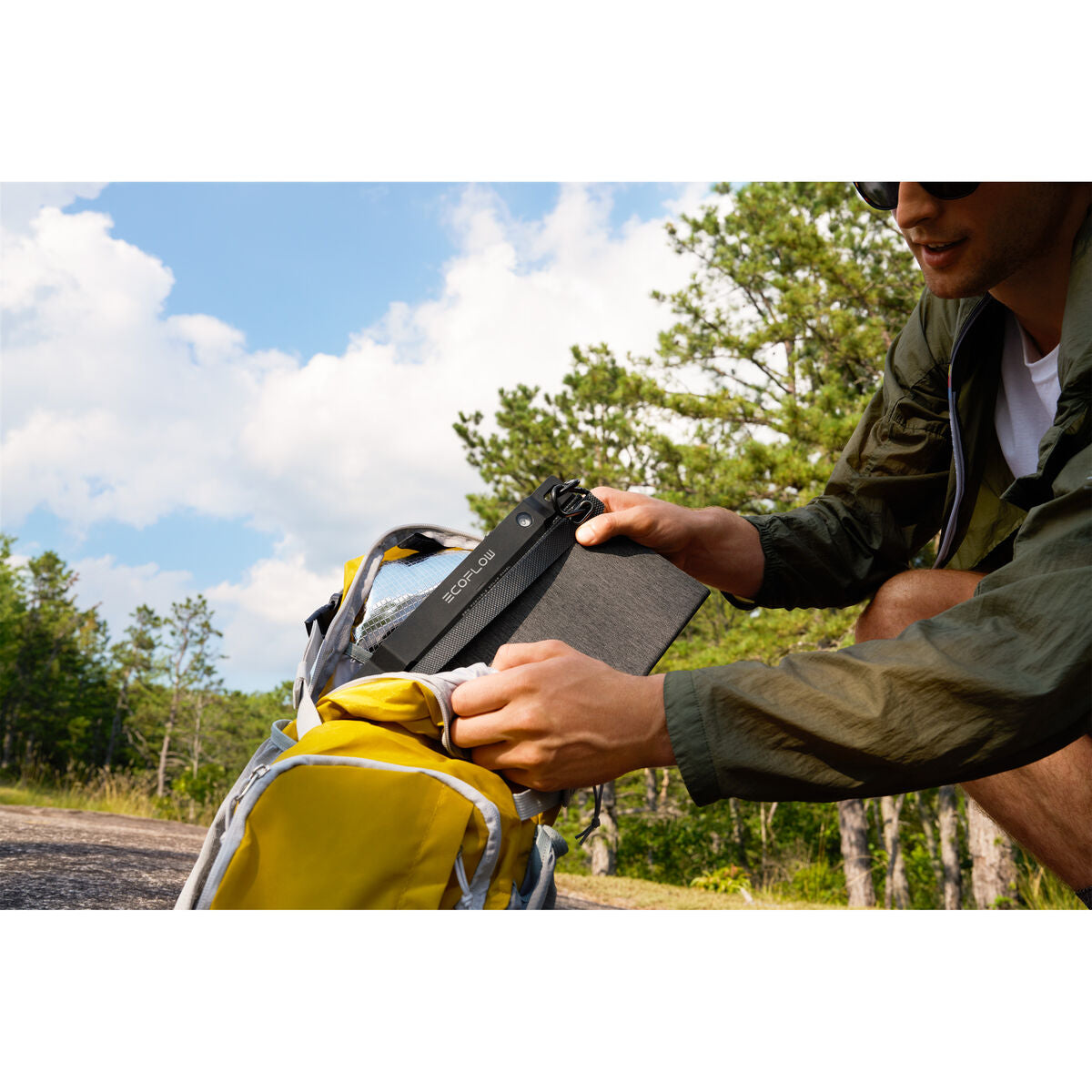 Photovoltaic solar panel Ecoflow EFSOLAR28W-P-S-TY-4-EU 27 W Foldable