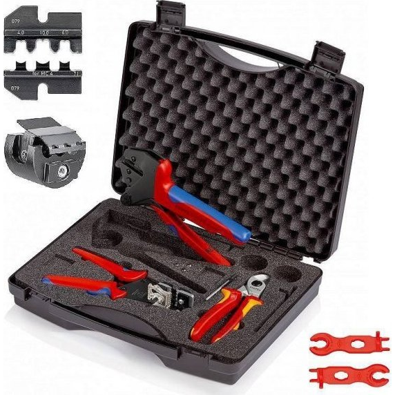 Knipex 97 91 04 V02 Photovoltaik MC4 Szerszámkészlet (7 db / csomag) (97 91 04 V02)