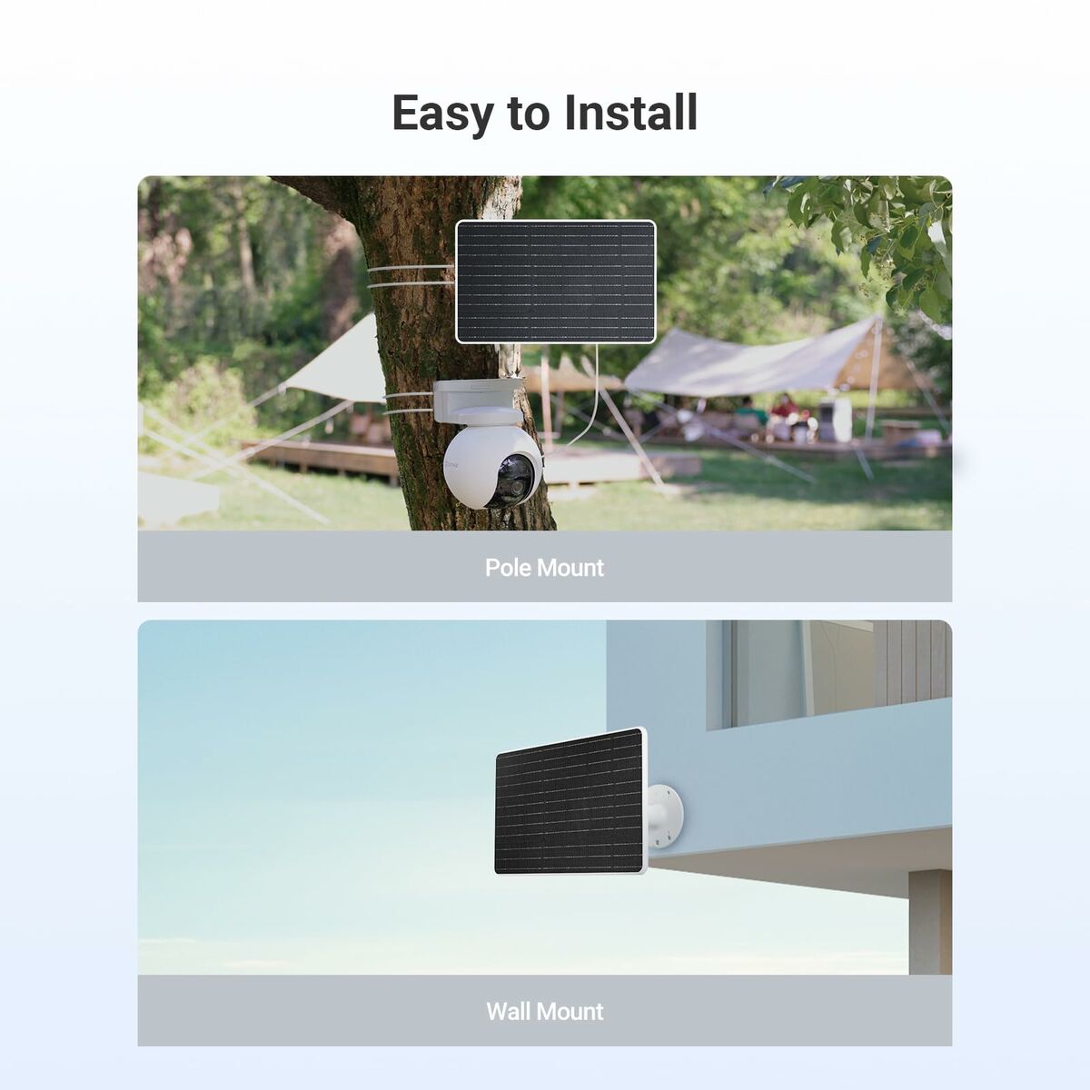 Photovoltaic solar panel Ezviz 12 W