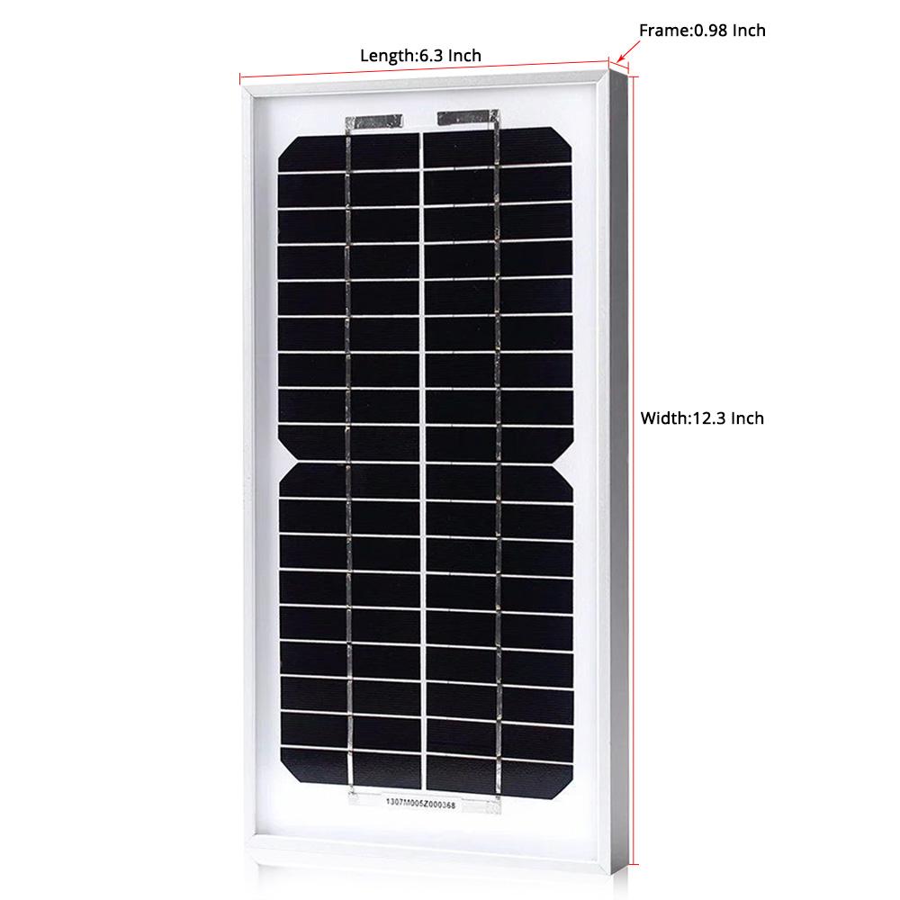 5 Watt 12 Volt Monocrystalline Solar Panel