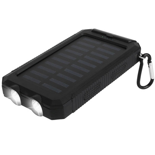1Pc 1W MAh Solar Power Bank External Battery Pack Dual USB Interface